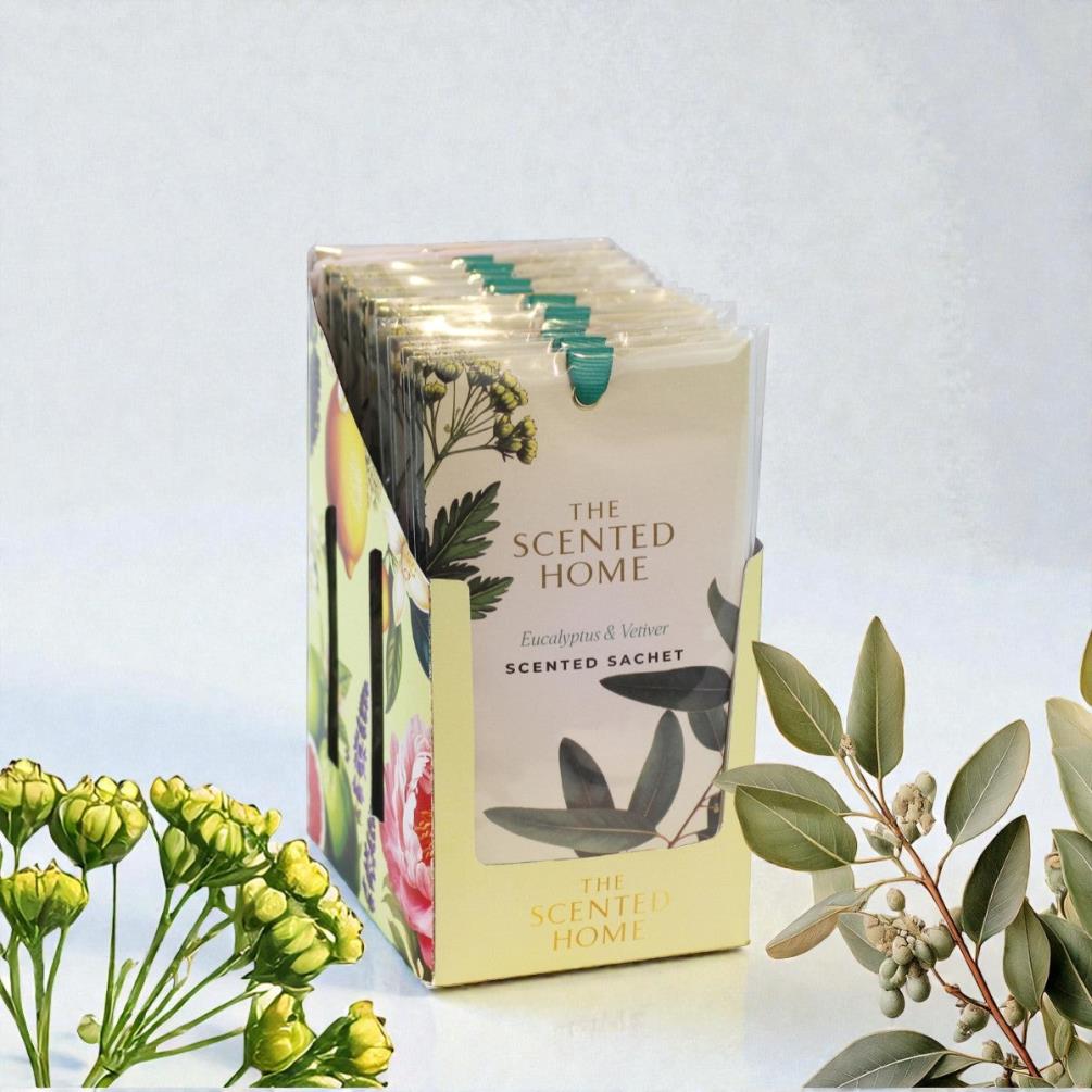 Ashleigh & Burwood Eucalyptus & Vetiver Slim Scent Sachet Extra Image 1
